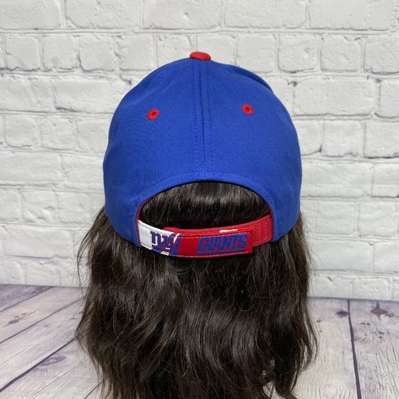Reebok NY Giants Hat Cap Youth Strap Back Red White Blue Team Apparel One Size - Picture 3 of 10